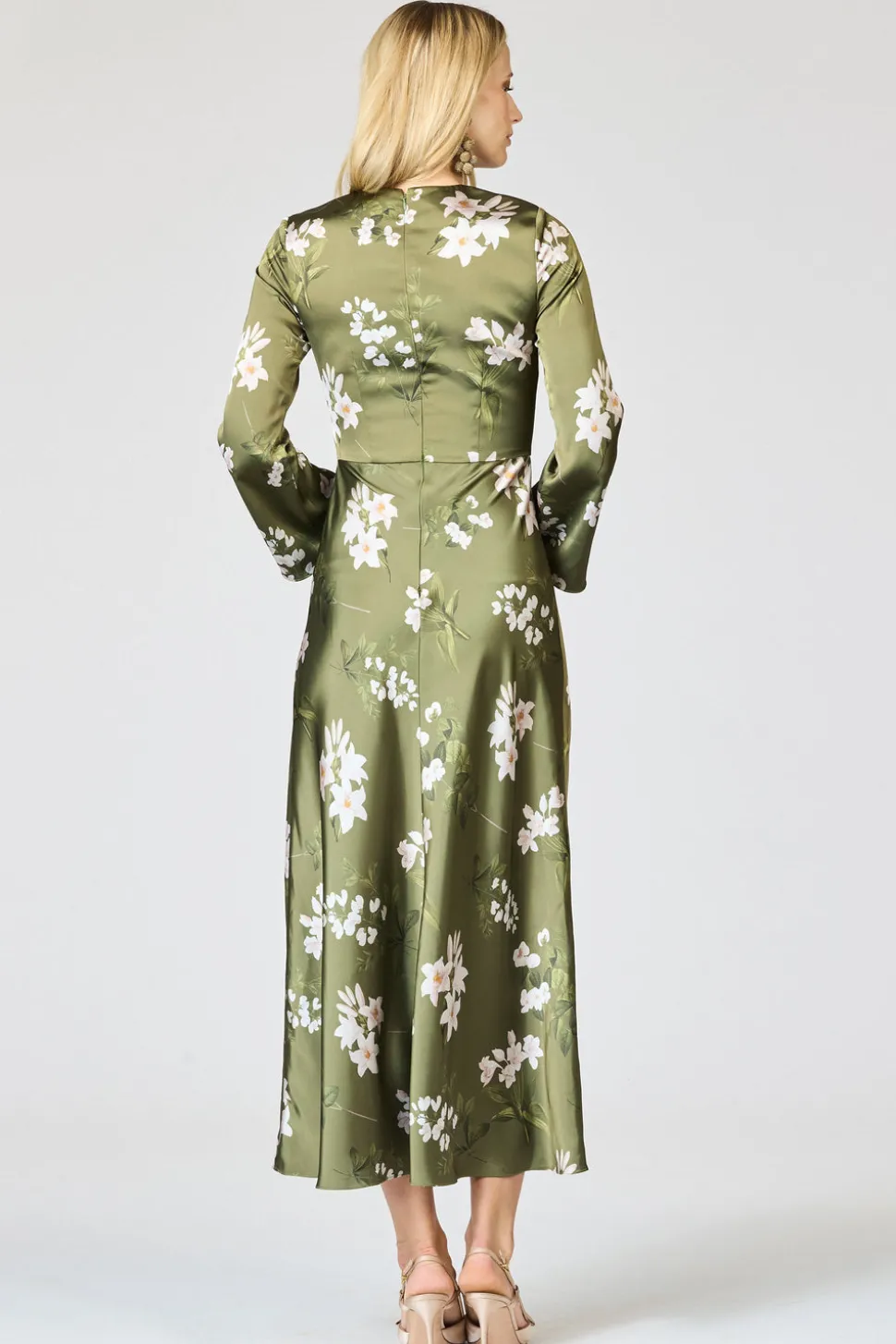 Tyra Dress in Moss Formosa