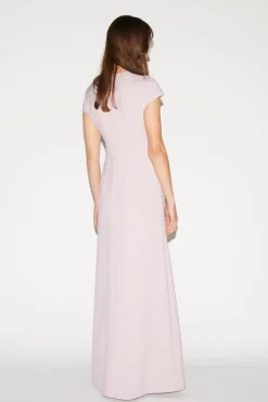 Tyra Gown Lilac Pink Embellished Crepe