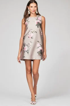 Uma Dress in Pewter English Rose