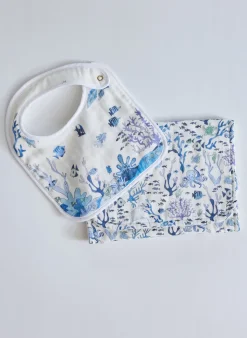 Under the Sea Bib and Burp Cloth Set