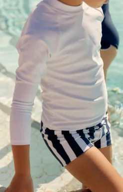 Unisex Crane White Rashguard