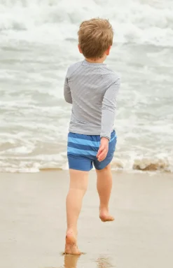 Unisex Harbor Stripe Rashguard