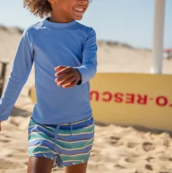 Unisex Lagoon Blue Long Sleeve Rashguard