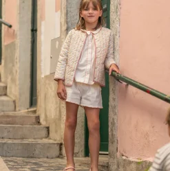 Unisex Marigold Floral Quilted Jacket