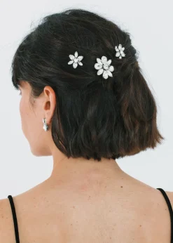 Vada Bobby Pin Set in Crystal