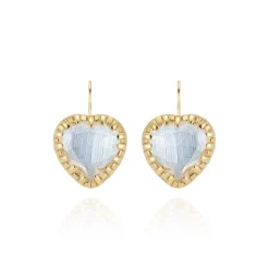 Valentina 'I Love NY' Button Earrings