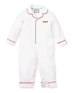 Valentine’s Collection Romper with Heart Embroidery