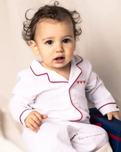 Valentine’s Collection Romper with Heart Embroidery