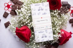 Valentine's Day Nantucket 70% Dark Chocolate with Sea Salt, Set of 20