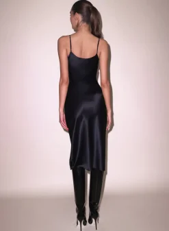 Vampire Rose Embroidery Slip Dress