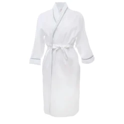 Vandy Cotton Robe in Seafoam