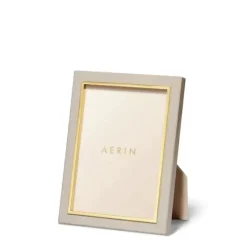 Varda Lacquer Frame in Taupe, 5 x 7"