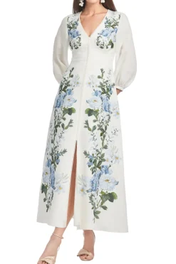 Varenna Dress in Sky Pearl Raceme