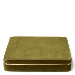 Velvet Chess Set in Moss