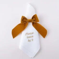 Velvet Napkin Bow