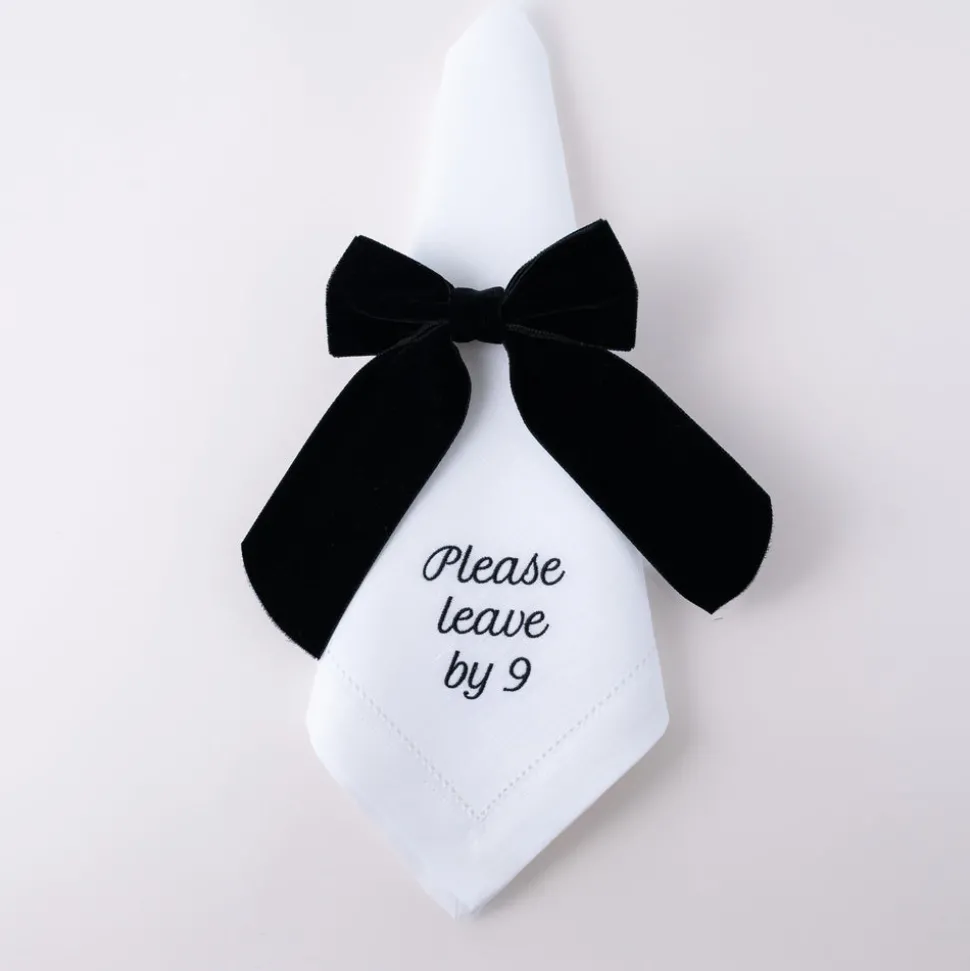 Velvet Napkin Bow