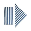 Vera Stripe Napkins in Blue, Set of 2