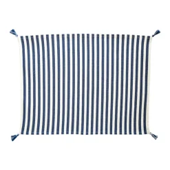 Vera Stripe Placemat in Blue
