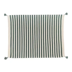 Vera Stripe Placemat in Green