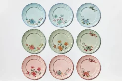 Veranda Rosa Dinner & Dessert Plates