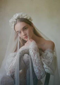 Verla Earrings in Crystal