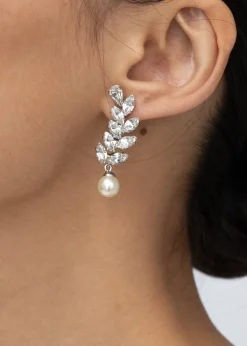 Verla Earrings in Crystal