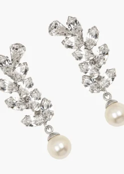 Verla Earrings in Crystal