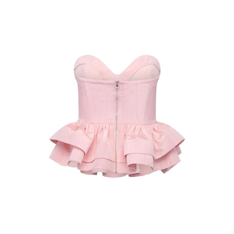 Vesper Corset Top in Opal Moire