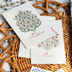 Villa Seville Note Card Assorted Set of 6 in Chambray