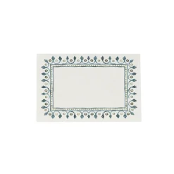 Villa Seville Place Card, Set of 12 in Chambray