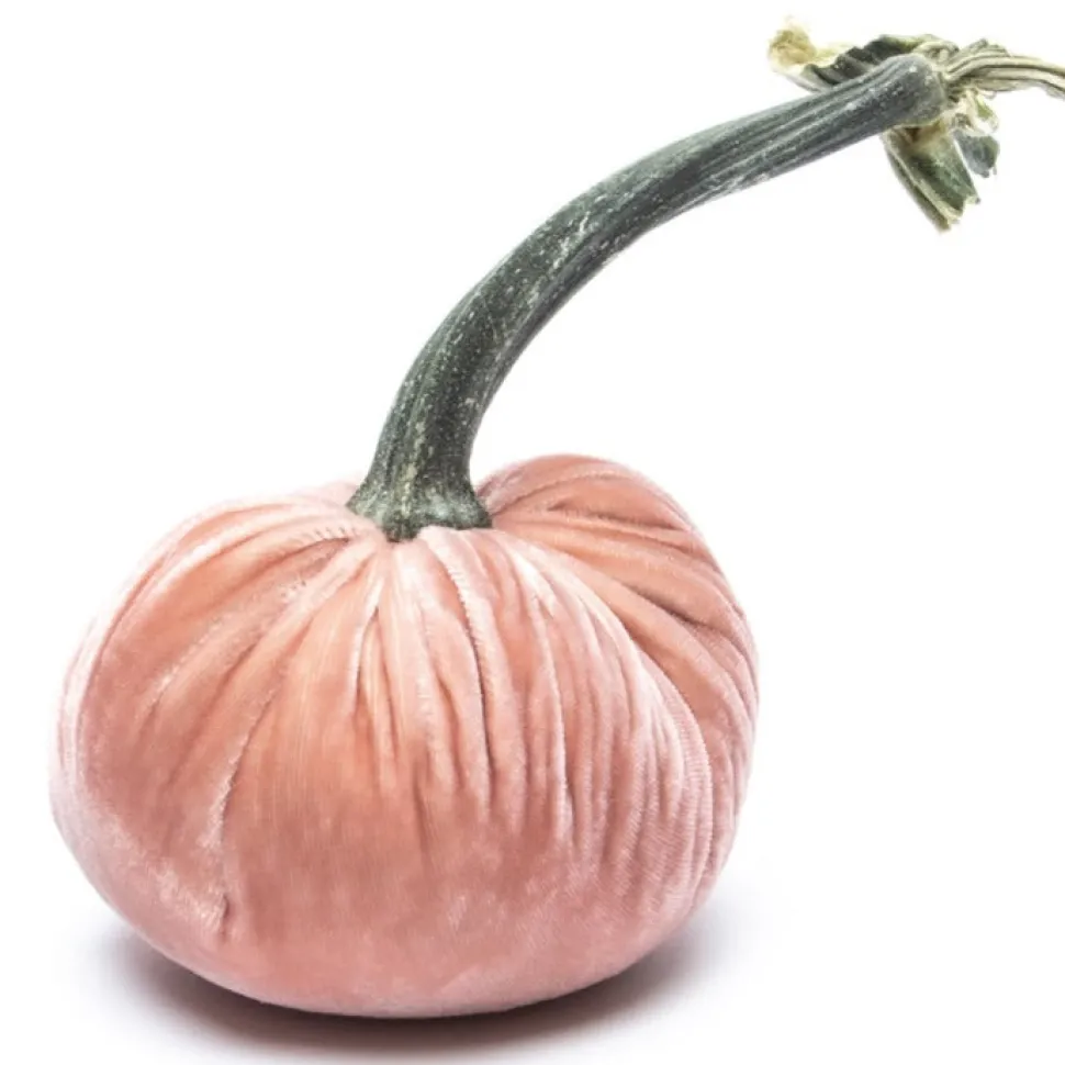 Vintage Silk Velvet Pumpkin