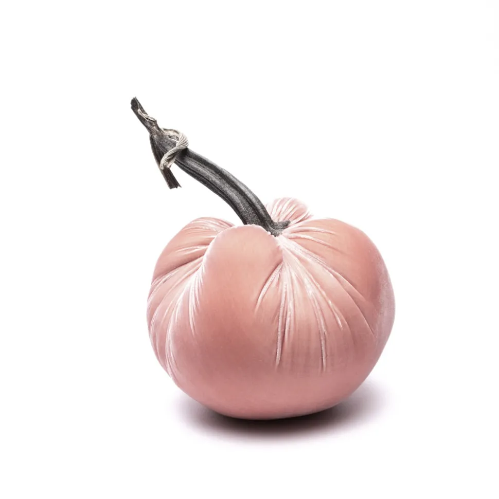 Vintage Silk Velvet Pumpkin