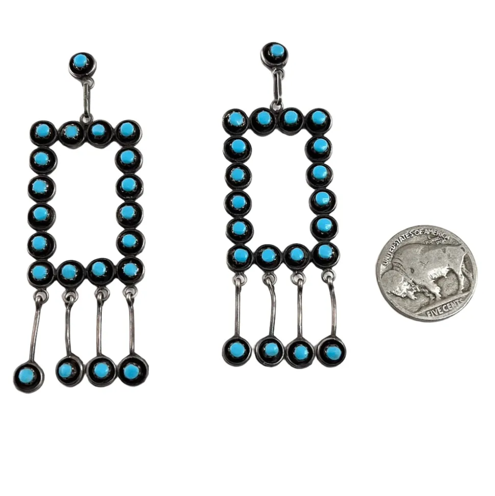 Vintage Square Hoops