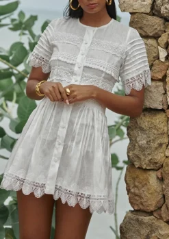 Violetta Dress in White