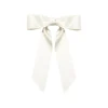 Virginia Bow Barrette in Snow