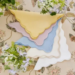 Vittoria Dinner Napkin in Mare, Set of 2