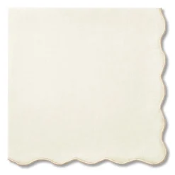 Vittoria Dinner Napkins in Beige, Set of 2