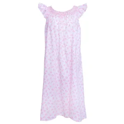 Vivian Cotton Nightgown in Pink