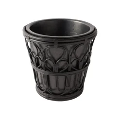 Viya Champagne Bucket in Cane and Brass