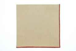 Vizon Napkin Orange Small Trim, Set of 4