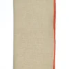 Vizon Napkin with Light Orange Small Trim, Set of 4