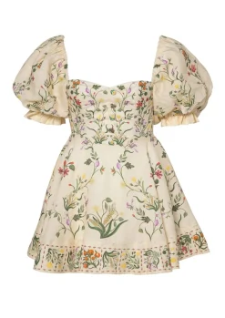 Vuelo Cultivo Linen Mini Dress