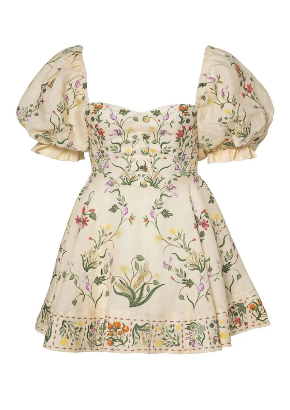 Vuelo Cultivo Linen Mini Dress