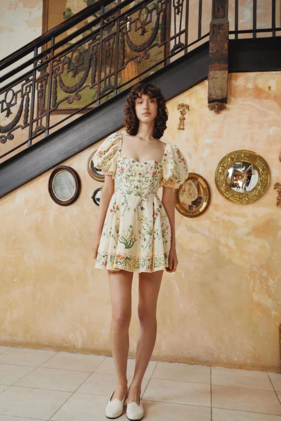 Vuelo Cultivo Linen Mini Dress