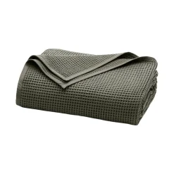 Waffle Bed Blanket in Juniper