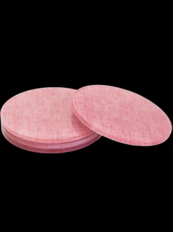 Waller Red Chambray Coaster Set