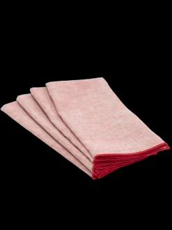 Waller Red Chambray Napkin Set
