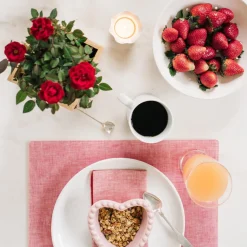 Waller Red Chambray Napkin Set