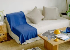 Washed Linen Cushion Cover in Natural