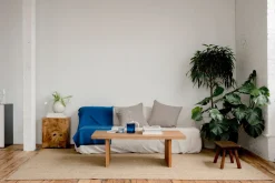 Washed Linen Cushion Cover in Natural